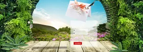 母亲节海报素材主图详情页模板感恩首页设计