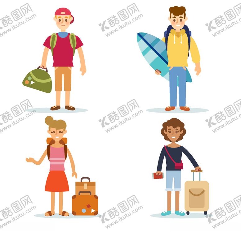 编号：45245605160709055382【酷图网】源文件下载-旅客游客