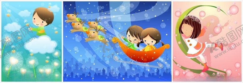 编号：68026011020436302911【酷图网】源文件下载-儿童插画卡通背景幼儿园插画