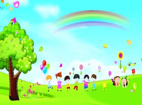 幼儿园卡通背景