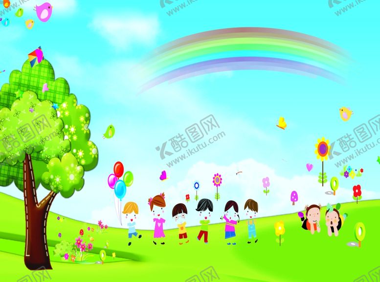 编号：33538906281525417395【酷图网】源文件下载-幼儿园卡通背景