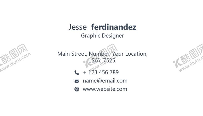 编号：14514510040113016785【酷图网】源文件下载-高端名片