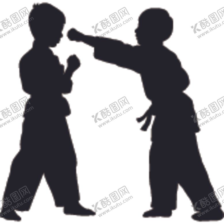 编号：37801804081853576532【酷图网】源文件下载-武术格斗剪影