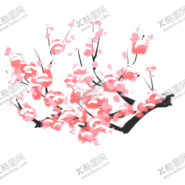 编号：31541705050255185180【酷图网】源文件下载-梅花树枝元素