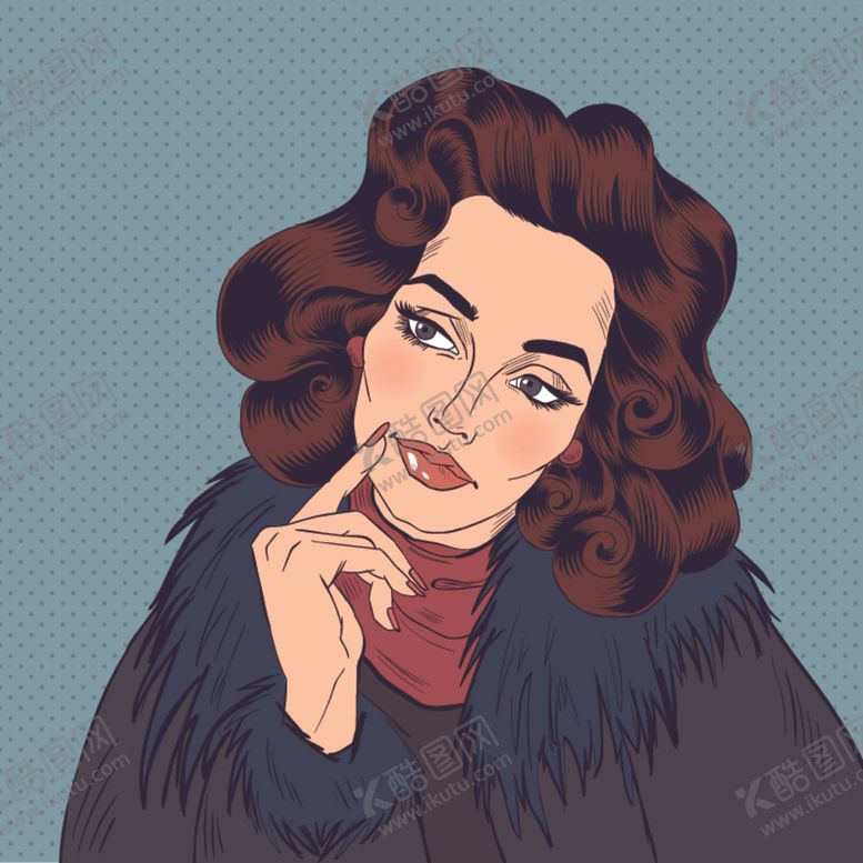 编号：33897909131053336058【酷图网】源文件下载-波普插画笑开花的姑娘墨镜妹