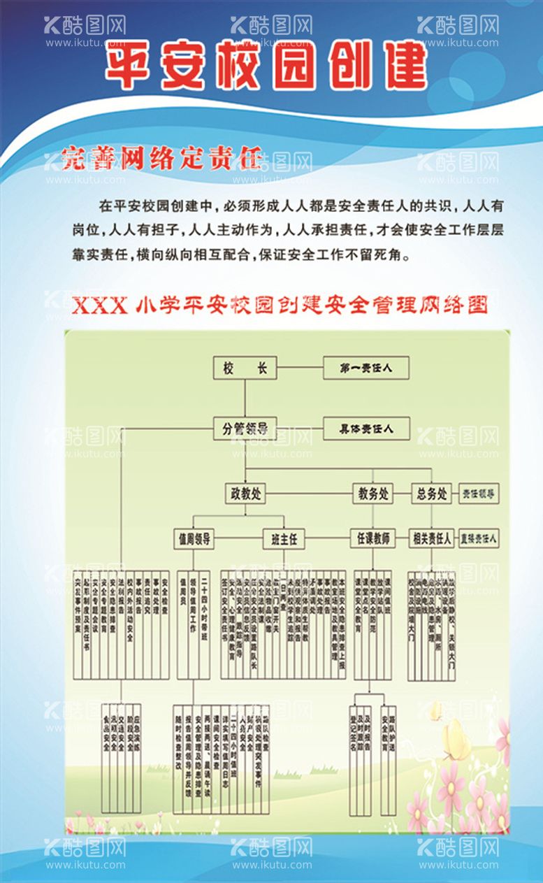 编号：70900903161222349818【酷图网】源文件下载-平安校园创建完善网络定责任