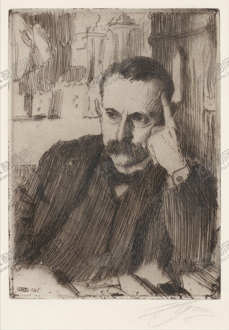 编号：32616209200650315814【酷图网】源文件下载-人物形象素描绘画