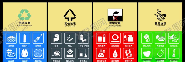 编号：73308207071937518264【酷图网】源文件下载-垃圾分类