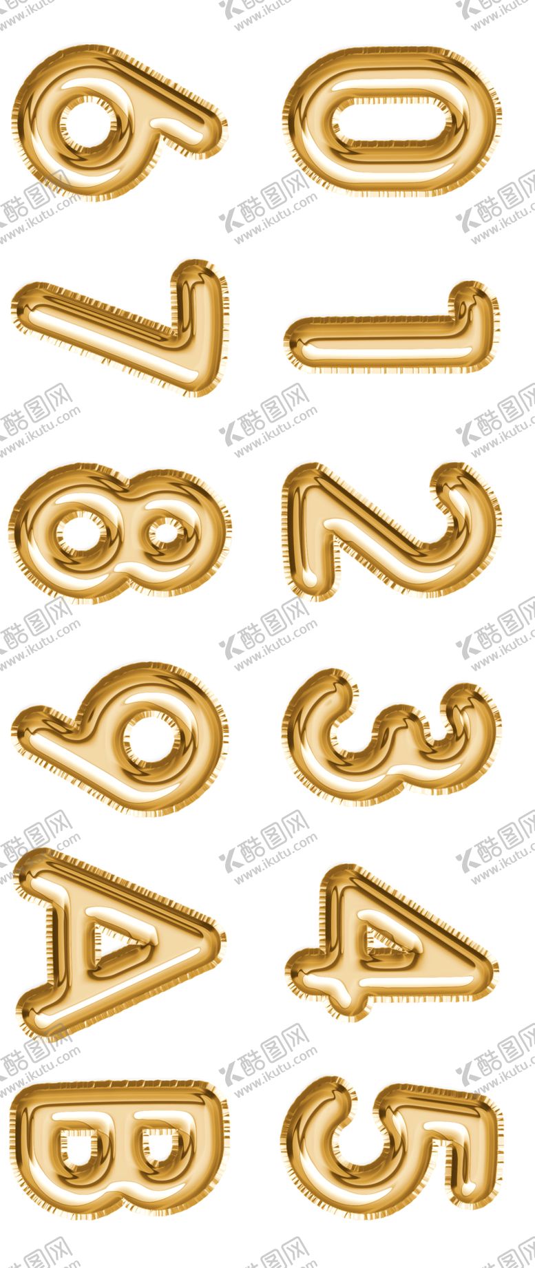 编号：26719511012105596408【酷图网】源文件下载-金色数字