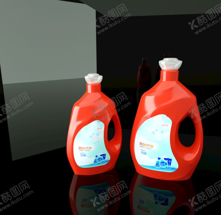 编号：41523810020239286097【酷图网】源文件下载-洗衣粉红模型建模素材洗衣液