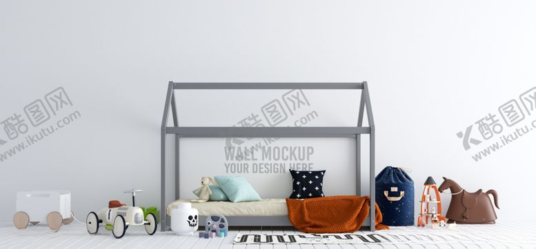 编号：94345510291740162235【酷图网】源文件下载-室内墙壁样机