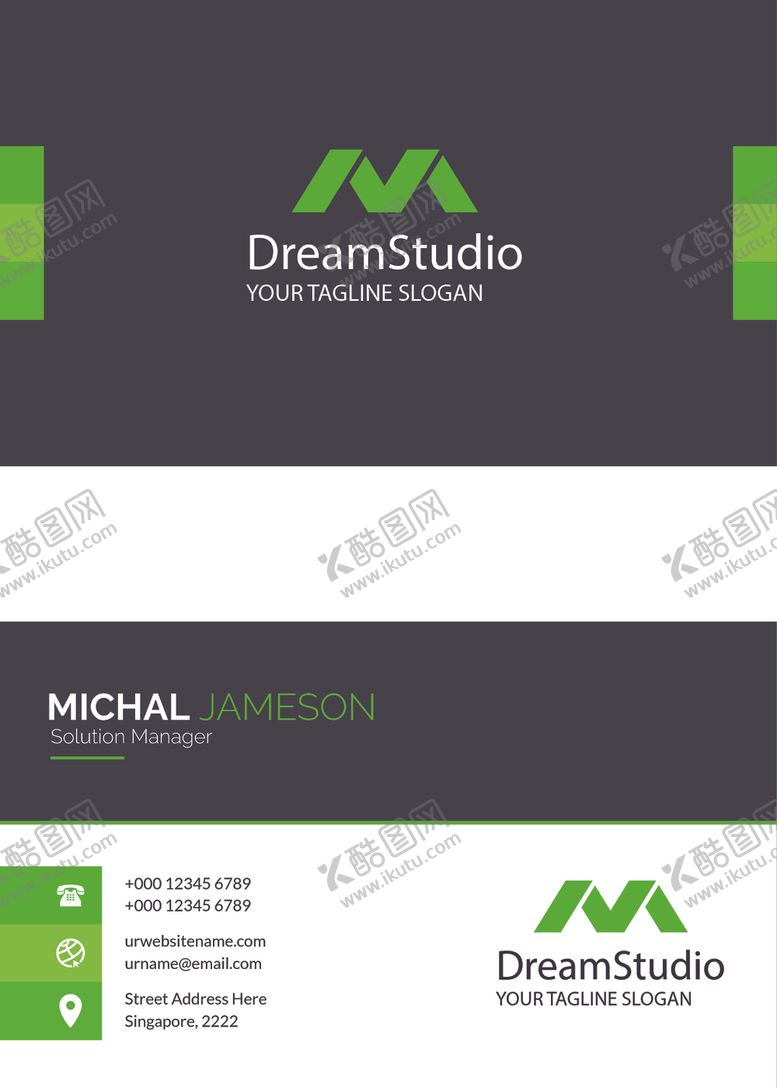 编号：15283110060126393895【酷图网】源文件下载-矢量名片模板