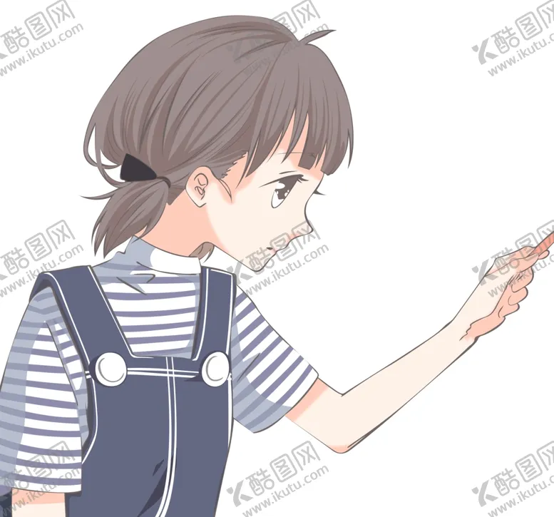 编号：53548406290509535833【酷图网】源文件下载-卡通女孩漫画唯美头像T恤热图
