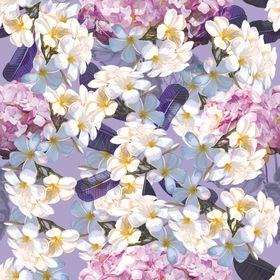 无缝花朵花纹