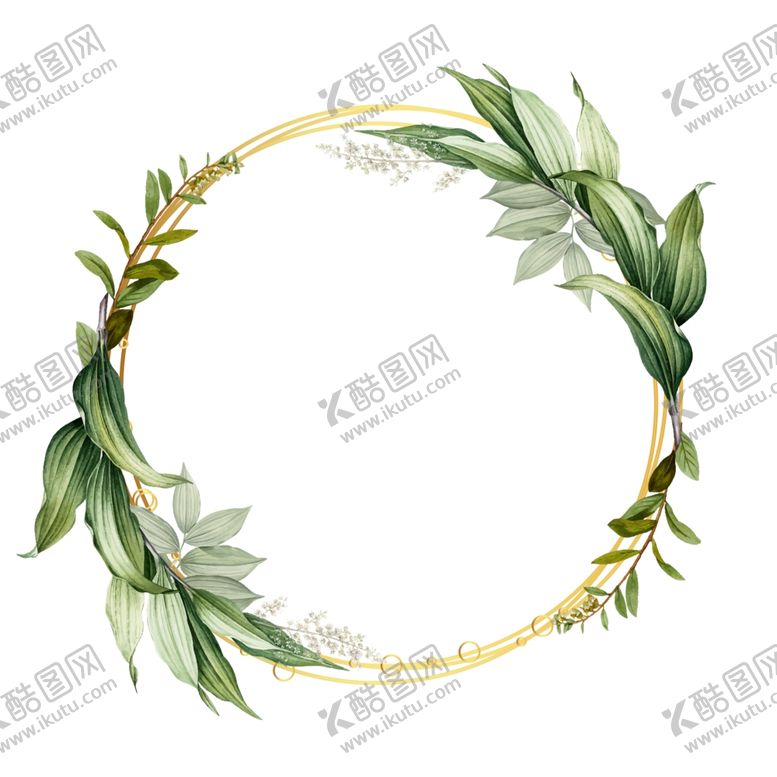 编号：23052707080008184396【酷图网】源文件下载-花环边框