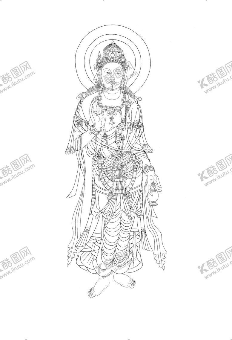 编号：56332504271307061672【酷图网】源文件下载-观音像
