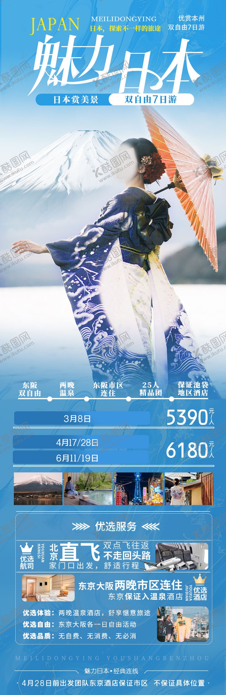 编号：58331704211654364219【酷图网】源文件下载-魅力日本旅游长图
