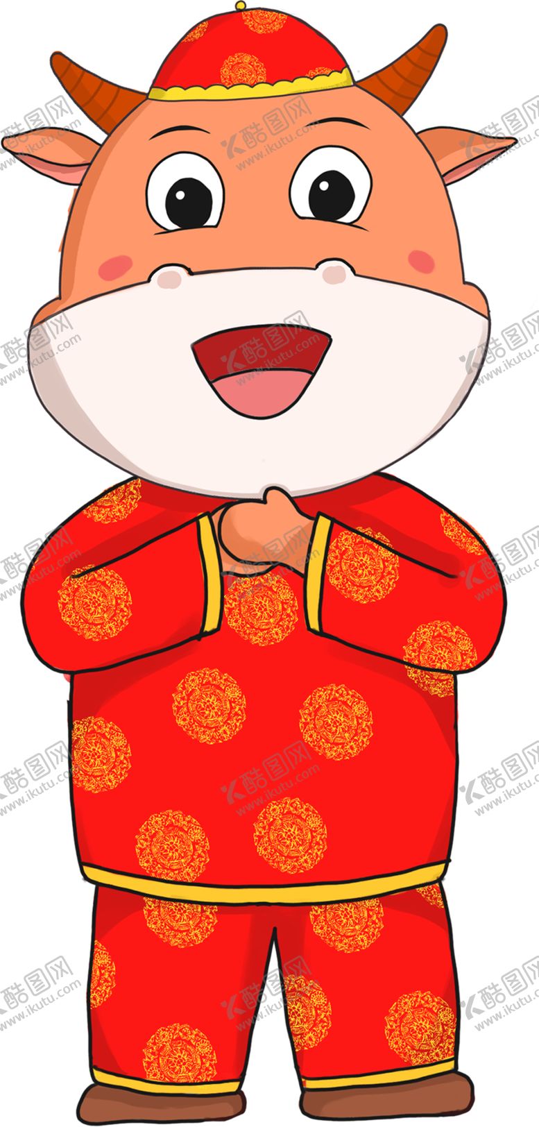编号：27501404061009404302【酷图网】源文件下载-卡通牛年