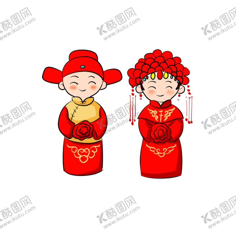 编号：73550907010836385726【酷图网】源文件下载-新郎新娘