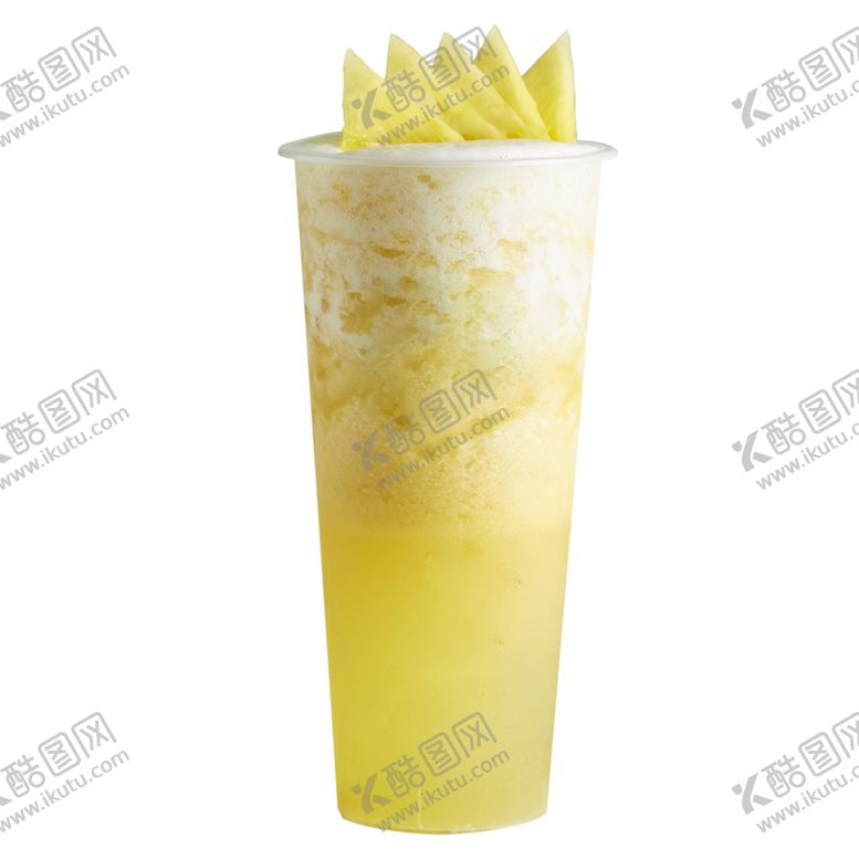 编号：99188906281123597707【酷图网】源文件下载-凤梨奶盖茶