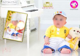 贵族宝宝幼儿少儿纪念相册模板结婚照韩风三周岁一周岁