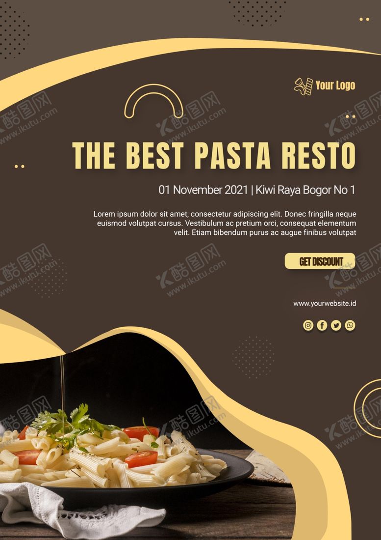 编号：44104109211306416806【酷图网】源文件下载-美食海报