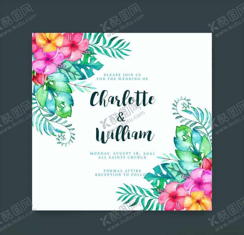 编号：42670410072034197231【酷图网】源文件下载-花卉卡片