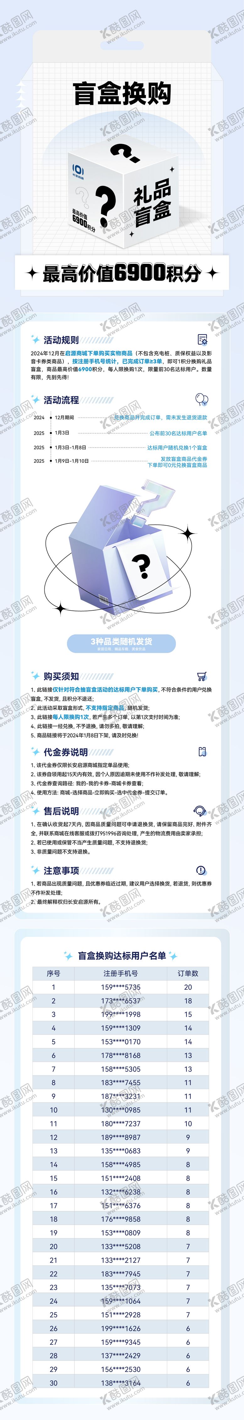 编号：15816112300921263356【酷图网】源文件下载-盲盒活动长图商城海报