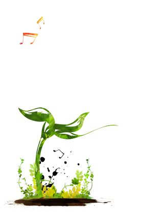 绿色装饰壁纸壁画底纹植物背景