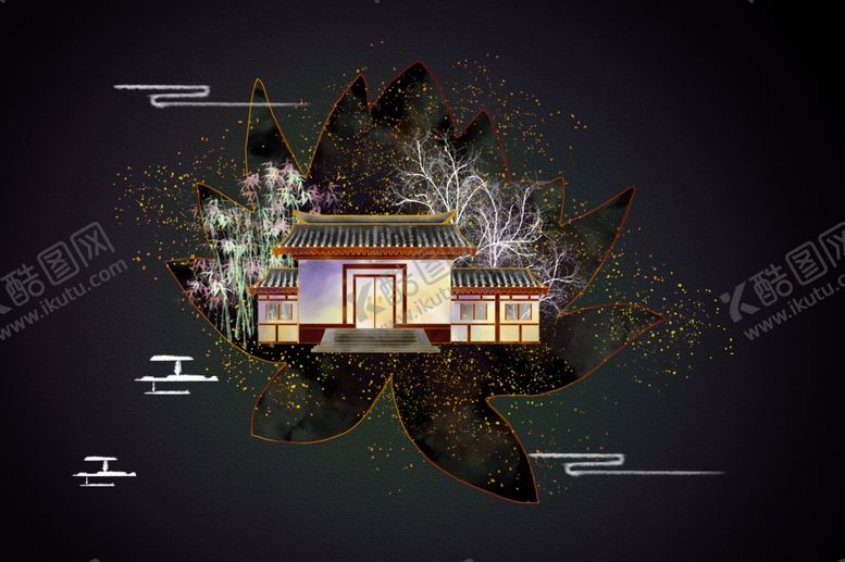 编号：81958904260753078169【酷图网】源文件下载-中式复古传统背景海报素材