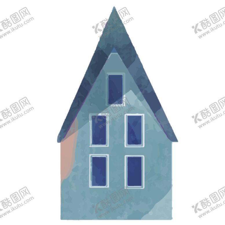编号：73441609091916136528【酷图网】源文件下载-卡通房屋绘画图案