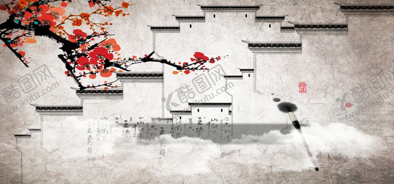 编号：80443710250429171873【酷图网】源文件下载-古风背景