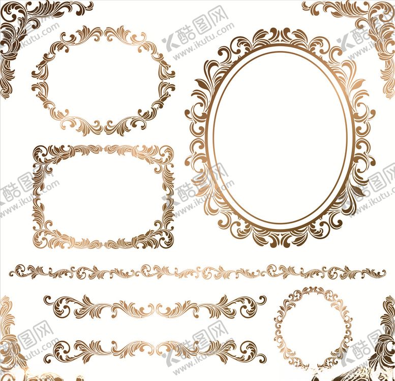 编号：29937310261215322342【酷图网】源文件下载-矢量花纹花边