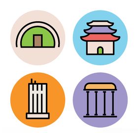 建筑图标