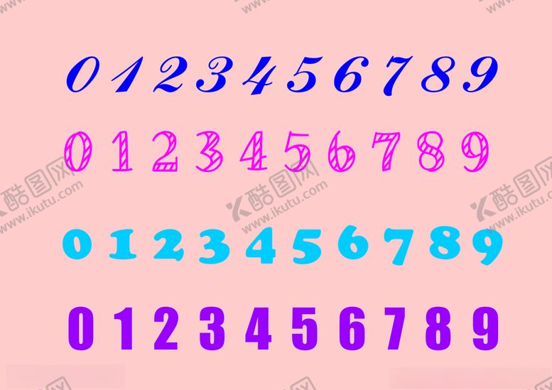 编号：19551305141627542614【酷图网】源文件下载-数字