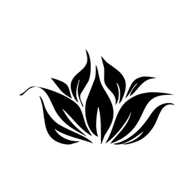 花手绘标志LOGO设计背景底纹