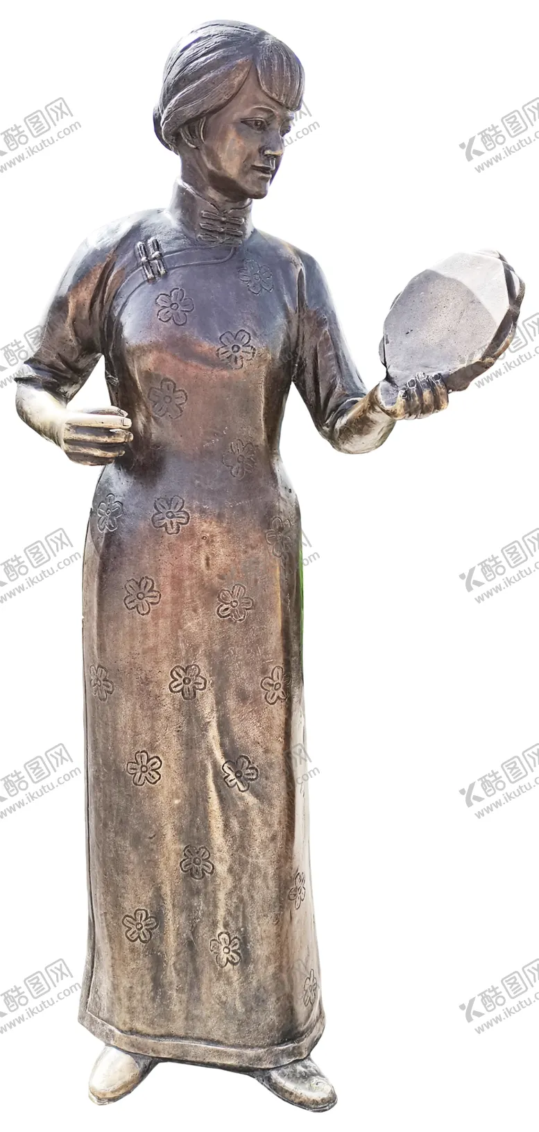 编号：64265711170411596798【酷图网】源文件下载-铜像人像