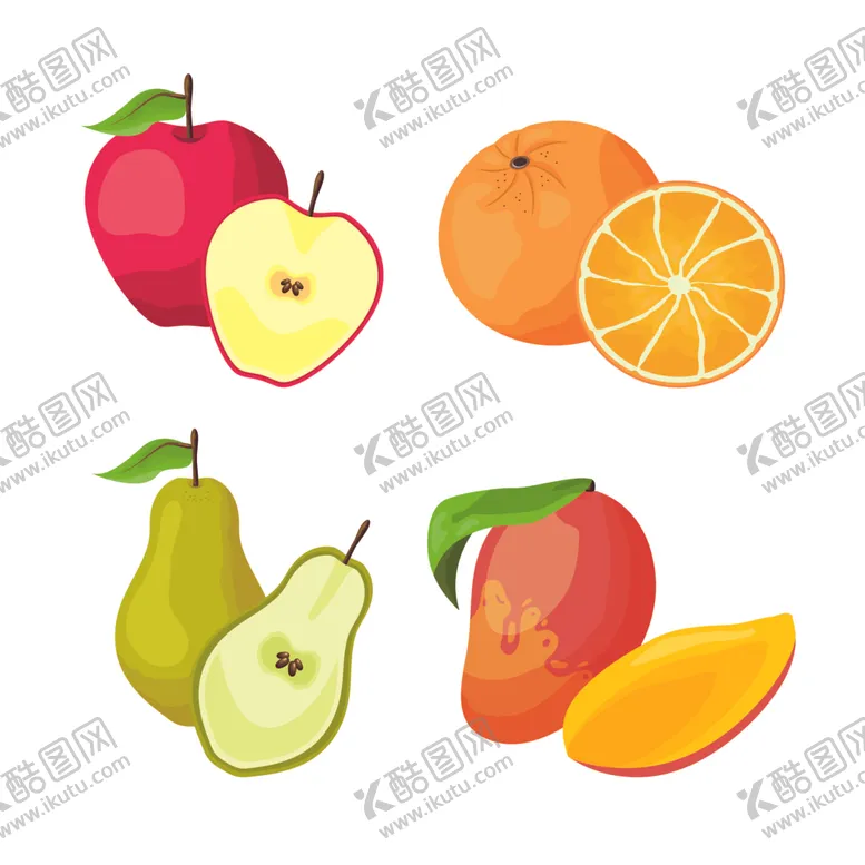 编号：60656112130336497322【酷图网】源文件下载-水果矢量