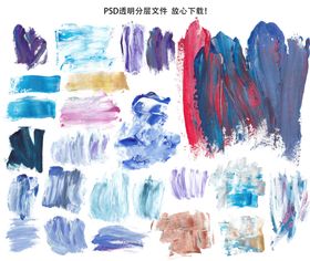 抽象唯美彩漆插画
