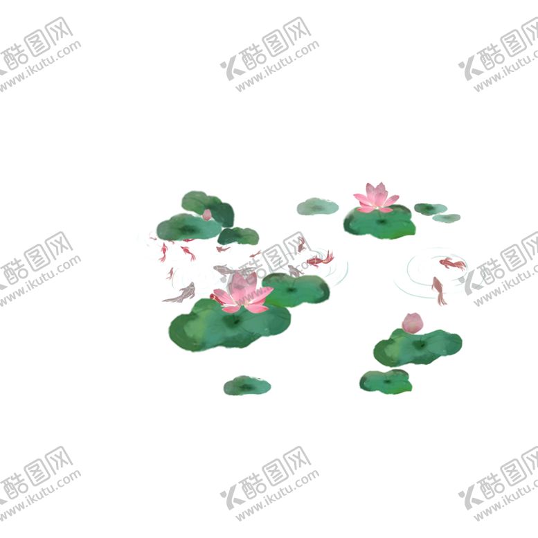 编号：51649007080412276737【酷图网】源文件下载-荷花元素