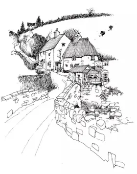 水彩建筑插画