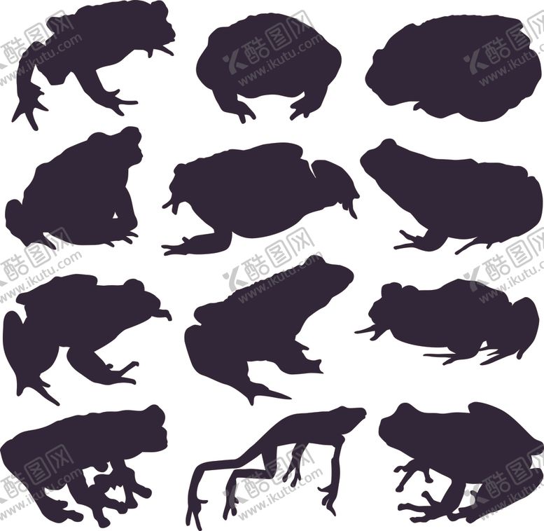 编号：98390009210820089385【酷图网】源文件下载-动物剪影