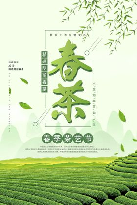 中国风春茶宣传海报