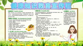 健康知识宣传栏