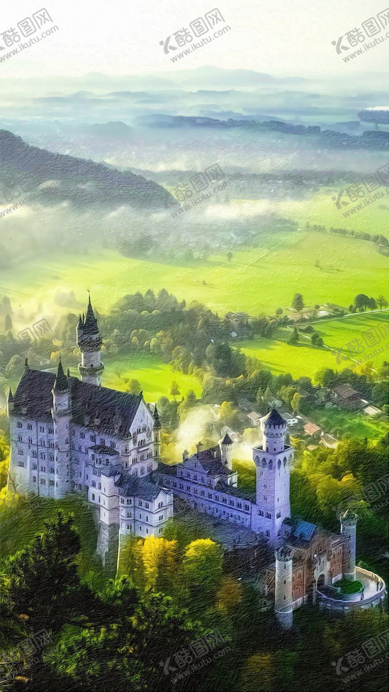 编号：50032209280351576470【酷图网】源文件下载-风景油画