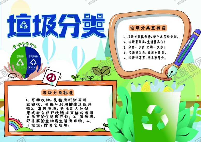 编号：25663106172354597452【酷图网】源文件下载-垃圾分类