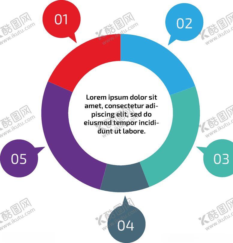 编号：34136410051521464222【酷图网】源文件下载-矢量彩色商务办公图表