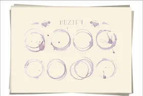 8款入红酒渍底纹