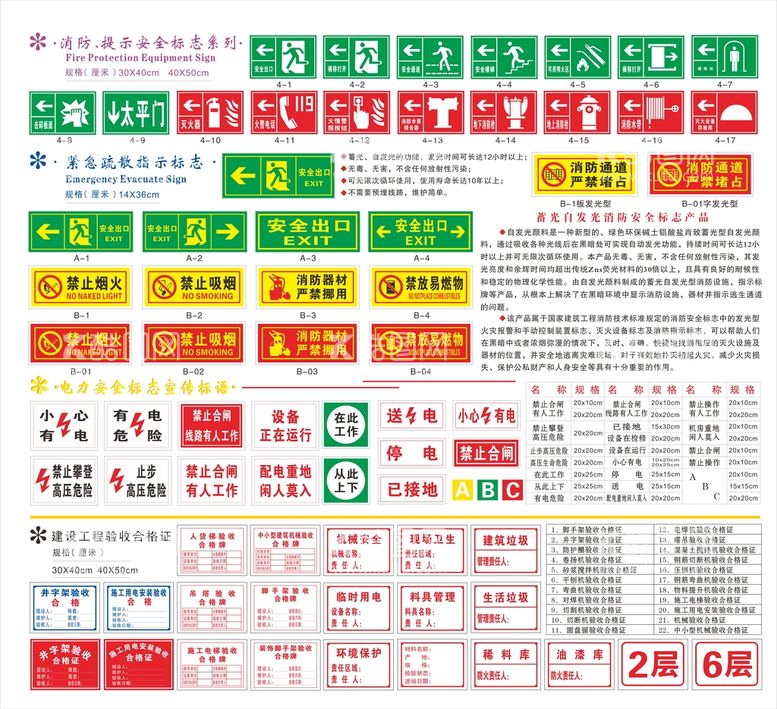 编号：43042712161448484565【酷图网】源文件下载-消防提示全标志系列