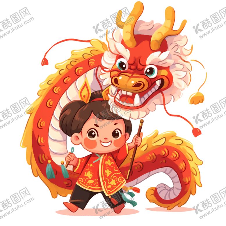 编号：62189612110737579270【酷图网】源文件下载-舞狮插画